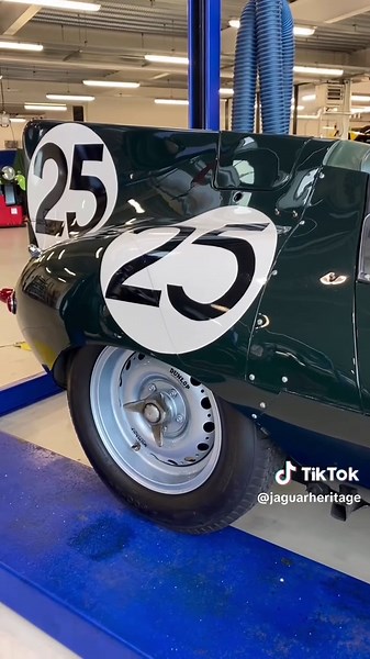 A green line-up 💚 #jaguar #car #museum #racing #classiccar