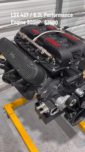 66K views · 915 reactions | Built LSX 427 / 6.2L professionally assembled LsX-based V8 featuring a FAST LSXR intake Runs pump gas sUpports 900+ HP naturally aspirated or 1,200+ boosted.#fyp #ls #v8 #forsale #tending | BNK Auto | Facebook