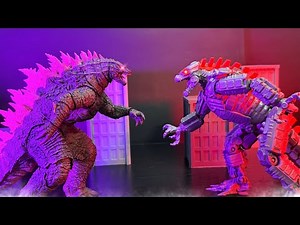 Godzilla Evolved vs MechaGodzilla | Ultimate Kaiju Showdown (Stop Motion)