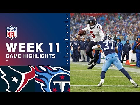 Texans vs. Titans Week 11 Highlights | NFL 2021