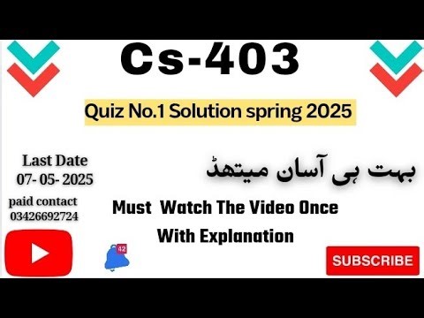 Cs403 Quiz 1 2025 💯 percent correct Answers