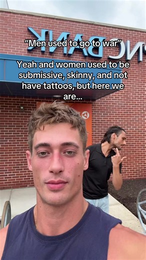 average logic of misandry… @Luke Parry | women getting tattoos vs men