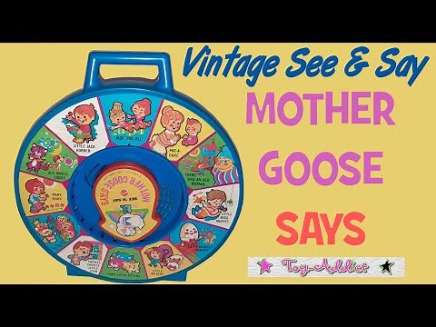Vintage Mother Goose Says See n Say ~ 1983 ~ Toy-Addict