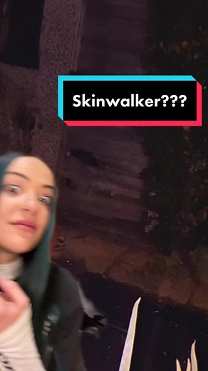 Skinwalker caught on CCTV footage??? What would you do? 😳🥲
