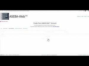 How to Create a New ASEBA Web Account