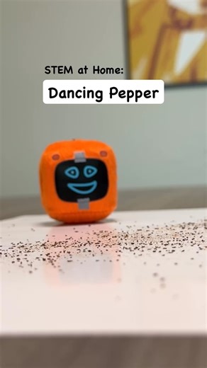 Watch pepper magically cling to a spoon with this simple, hands-on activity that will amaze your child! 🪄 You’ll need: a piece of paper, pepper, a spoon and a fuzzy piece of fabric. 1. Sprinkle pepper onto the paper. 2. Hold the spoon just above the pepper. What do you notice? 3. Rub the spoon on the fabric to build up static electricity. 4. Hold the spoon over the pepper again and watch it stick like magic! 5. Try other spices: Does salt or cinnamon behave the same way? #STEMActivity #EasyScie