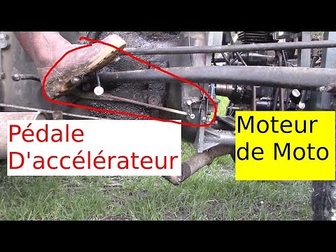 Moteur de moto sur tracteur Ep. 7: Pédale d'accélérateur