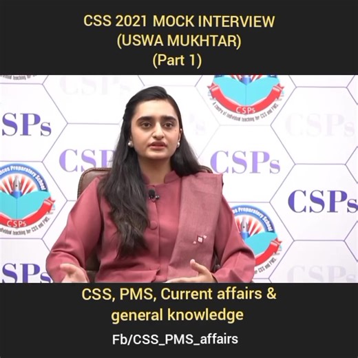 CSS mock interview conducted by CSP Academy. | CSS PMS Current Affairs & General knowledge