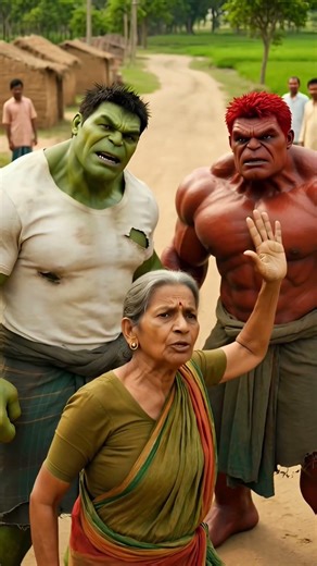 Hulk vs Red Hulk গ্রামে মারামারি! শেষে জানা গেল বড় রহস্য! #HulkVsRedHulk