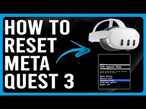 How To Reset Meta Quest 3 (How To Perform A Factory Reset On Meta Quest 3)