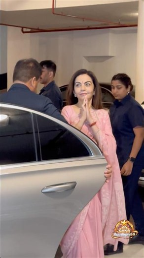 Nita Ambani at Manish Malhotra’s House 👑✨ | Fashion Royalty Moment 🔥