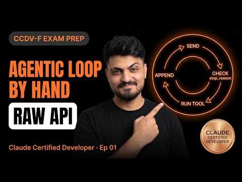 Claude Certified Developer: Ep 01 | Your First Agent on the Raw Messages API | Build-Along Course