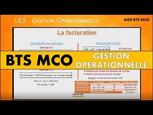 AIDE BTS MCO | Comment faire une FACTURE ? Les bases de la facturation | U5 GESTION OPÉRATIONNELLE