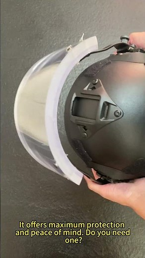 Bulletproof Helmet with Face Shield Visor | MICH Ballistic Helmet and Mask for Maximum Protection