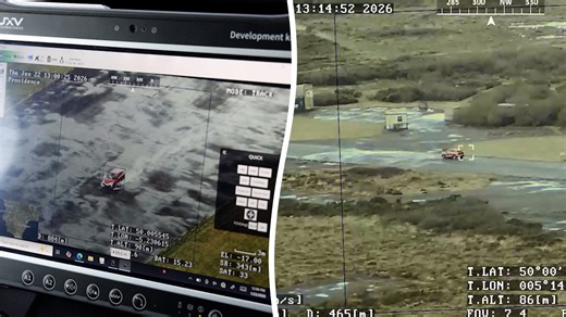 Royal Navy helicopters use drones to target vehicle in first-ever operation