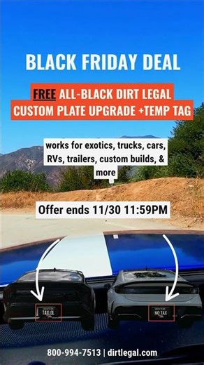 Black Friday Deal: Skip the Line & Get Your Temp Tag + MMSF Plate FREE | Limited Time Offer