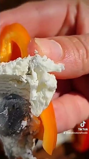 Goat cheese stuffed peppers