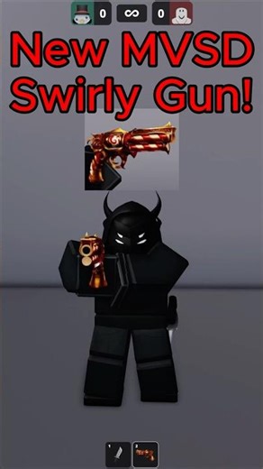 MVSD Swirly Gun Showcase ! #roblox #mvsd #murdervssheriffduels #murderersvssheriffsduels #swirlygun