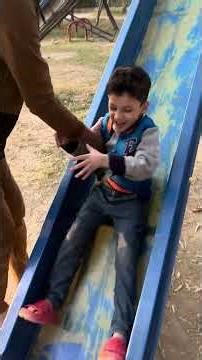 Adorable Brothers' First Slide Ride Gone Hilariously Cute! 😍😂 #cutebrothers #funnykidsreactions