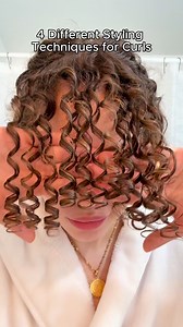 Boost your curl definition with these 4 easy styling techniques: 🌸 Brush style 🌸 Finger roll 🌸 Finger coil 🌸 Rake & shake Which one is your fav? 👀 #curldefinition #curlstyling #curls | Love Ur Curls