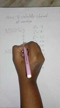 Cube root Trick Follow For more @HimaPrathima #CompetitiveExams #Aptitude #SSC #ExamPreparation