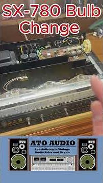 How to Change Bulbs in Pioneer SX-780 & SX-880 Vintage Audio Repair Tutorial #audiorepair #diyaudio