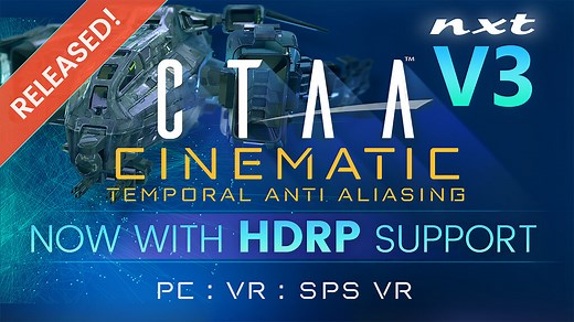 [V3 RELEASED!] CTAA V3 ' CINEMATIC TEMPORAL ANTI-ALIASING ' now with HDRP