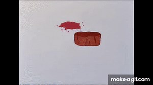 The Simpsons - Steak eating contest on Make a GIF