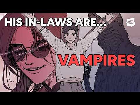 Vampire falls for a vampire hunter, but it's funny | Vampire Family | WEBTOON