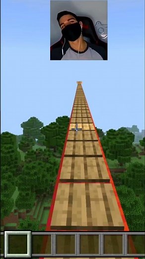 TNT Run Failed 😱 (99%) #shorts #minecraft