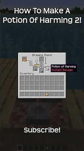 How To Make A Potion Of Harming 2 In Minecraft!
