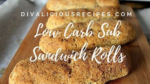55K views · 53 reactions | A low carb sub sandwich bread that makes a great lunch. I like mine split and toasted with cheese! RECIPE: https://divaliciousrecipes.com/low-carb-sub-sandwich/ | Divalicious Recipes - Low Carb Recipes | Facebook