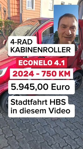 Dieser ECONELO NELO 4.1 aus 2024 ist ein 4-Rad Kabinenroller mit 45 km/h Höchstgeschwindigkeit und kostet jetzt 5.945,00 Euro. Bei Interesse besuche uns live vor Ort in der ODF-STRAßE 21A in HALBERSTADT, rufe uns an ☎️ 03941-24391, schreib uns eine Mail an info@auto-boegelsack.de oder nutze den Link in unserer BIO. Angebot gilt solange Vorrat reicht. Irrtümer, Tippfehler vorbehalten. #econelo #microcar #kabinenroller #scooter #escooter ECONELO NELO 4.1 | Autohaus Bögelsack