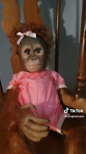 ohhhhh lawd this just got more interesting #annabelle #annabelledoll #haunted #hauntedmonkey #shecutetho