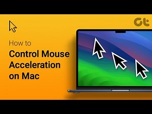 How to Control Mouse Acceleration on Mac | Customise Your Cursor Speed & Movement | Guiding Tech