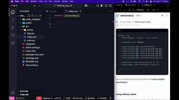 How to Add Custom Class, Colors, Fonts & Animation in Tailwind CSS V4 (Step by Step) 🔥