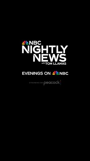 NBC Nightly News with Tom Llamas. Evenings on NBC. | NBC Nightly News with Tom Llamas