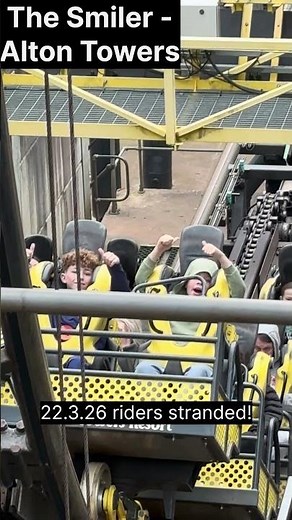 Alton Towers - The Smiler - stranded riders for over 45 minutes. (March 22nd 2026)