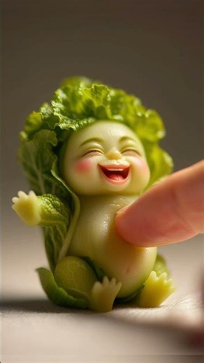Gıdıklanan Şirin Lahana Bebek! 🥬So Cute! Tickling the Cabbage Baby 🥬Monkeys Spinning Monkeys