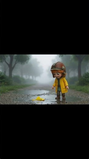 Episode 12 Splash! Splash! ☔ August Meets a New Friend in the Rain!