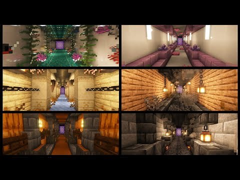 Minecraft: 6 Small Tunnel Designs