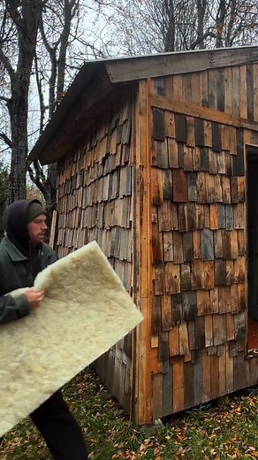 39K views · 7.8K reactions | Why  so fluffy #dirtbag #pallet #cabin #build | Jacob Cochrane | Facebook