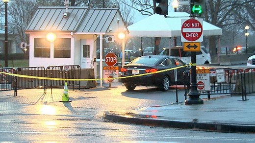 Bomb threat, intruder spark White House security scares