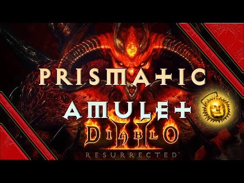Diablo 2 Resurrected how to make a prismatic amulet - Make things easier and boost all resistances