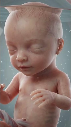 Watch how an 11-week baby grows.#Pregnancy #11WeeksPregnant #MedicalAnimation #BabyDevelopment