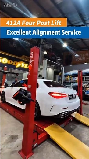 How PEAK 412A 4 Post Lift Works in Daily Auto Maintenance