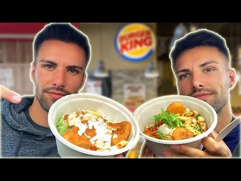 NOUVEAUTE SALADE CAESAR ET CHEESY BURGER KING !!!!