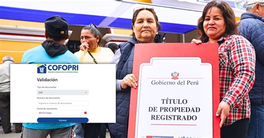 Cofopri: LINK para registrar una posesión informal y ser considerado para el título de propiedad GRATUITO