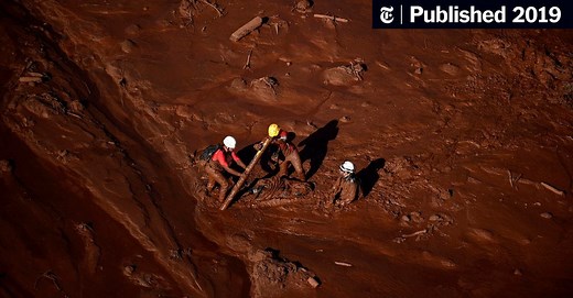 As 2nd Brazil Dam Threatens to Collapse, Death Toll Rises to 58 (Published 2019)