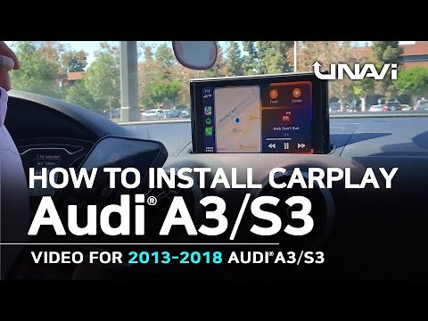 How to Install APPLE CARPLAY in AUDI A3 2013, 2014, 2015, 2016, 2017, 2018